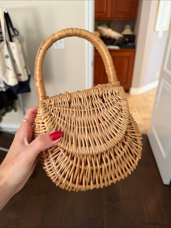 Reformation Handbags - Reformation woven Rattan Handbag